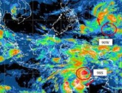 Terpantau Bibit Siklon 93 S, BMKG: Waspadai Hujan Disertai Angin dan Petir, Berikut Wilayah Terdampak