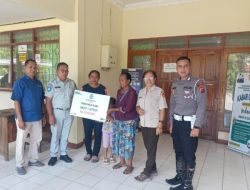 Jasaraharja Putera Menyerahkan Dana Santunan Kecelakaan Tunggal