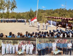 Camat Tobu Pimpin Upacara HUT Ke-80 RI 