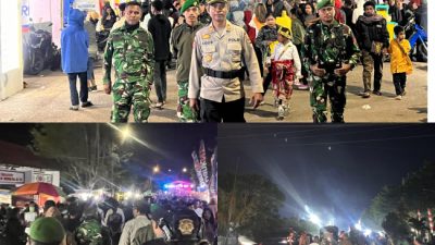 Polres TTS dan Kodim 1621 TTS Gelar Patroli Keliling Kota SoE