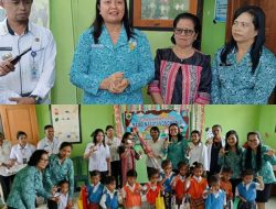 Ketua TP-PKK Provinsi NTT Melakukan Kunker dan Memberi Kado Cinta Buat Peserta Didik PAUD Nafiri Nonohonis TTS