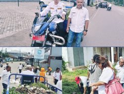 Mewujudkan Lingkungan Bersih, Pemcam Kota Soe Pimpin Gotong Royong Pungut Sampah