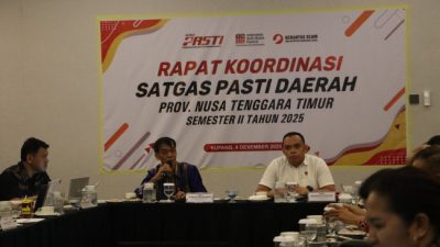 Perkuat Sinetgi Perangi Kejahatan di Sektor Jasa Keuangan Satgas Pasti NTT Gelar Rapat Koordinasi