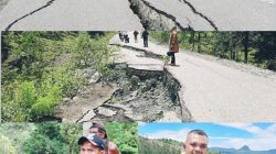 SARANA JALAN TERANCAM PUTUS TOTAL, PEMDES BONLE’U MOHON PEMDA TTS TANGANI TITIK LONGSOR