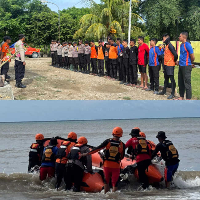 Tim Gabungan Terus Lakukan Pencarian Terhadap Nelayan Asal Kuanfatu TTS Yang Terseret Arus di Pantai Oetune 1 IMG 20260216 WA0061