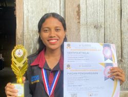 Alsanta Herlina Dahimong Mahasiswi UNIMOF Matematika Sabet Emas di Kejuaraan Alberta Nasional 4.0, Harumkan Nama Kampus