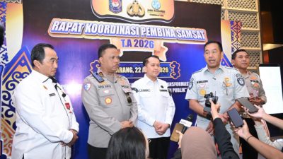 Jasa Raharja Perkuat Transformasi Digital dalam Rakor Pembina  Samsat 2026 di Semarang