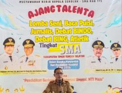 Wabup Joni Army Konay Resmi Buka Ajang Talenta Antar SMA Se-TTS
