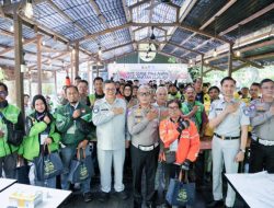 Dukung Kegiatan Polantas Menyapa: Jasa Raharja Bekali  Komunitas Ojol dengan Edukasi Keselamatan dan PPGD