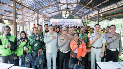 Dukung Kegiatan Polantas Menyapa: Jasa Raharja Bekali Komunitas Ojol dengan Edukasi Keselamatan dan PPGD 9 IMG 20260525 WA0322