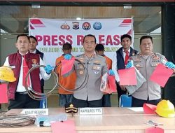Polres TTS Ungkap Kasus Pencurian Kabel Listrik Milik PLN, Dua Pelaku Diamankan