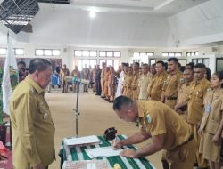 Isi Kekosongan Jabatan, Bupati TTS Lantik 66 Penjabat Kepala Desa
