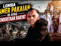 Lomba Pamer Pakaian di Atas Penderitaan Rakyat