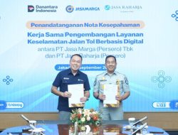 Perkuat Kolaborasi, Jasa Marga dan Jasa Raharja  Hadirkan Layanan Keselamatan Jalan Tol Berbasis Digital