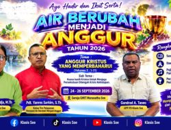 197 Persekutuan Doa Diajak Bersatu dalam Perayaan Air Berubah Menjadi Anggur di SoE
