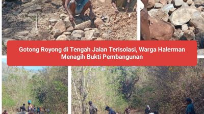 Gotong Royong di Tengah Jalan Terisolasi, Warga Halerman Menagih Bukti Pembangunan 8 IMG 20260908 183604