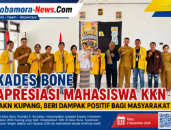 Kades Bone Apresiasi Mahasiswa KKN IAKN Kupang, Beri Dampak Positif bagi Masyarakat