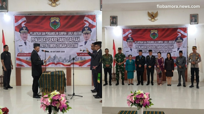 Denny Nubatonis Dilantik Sebagai Penjabat Sekretaris Daerah Kabupaten TTS 1 1791435381318