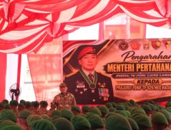 Menhan Sjafrie Sjamsoeddin Kunjungi Yonif TP 929/MMM di TTS, Prajurit Diingatkan Hindari Narkoba dan Judi Online