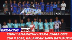 SMPN 1 Amanatun Utara Juara OSIS Cup II 2026, Kalahkan SMPN Batuputih