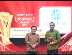Konsisten Dorong Keselamatan Transportasi, Jasa Raharja Raih   Excellent in Road Safety Empowerment di Ajang Prominent Award 2026