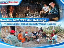 HUT TNI Jadi Momentum Berbagi, Dandim 1621/TTS dan Keluarga Tinjau Lokasi Rehab Rumah Warga Kurang