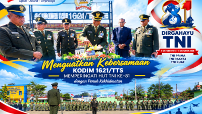 Menguatkan Kebersamaan, Kodim 1621/TTS Peringati HUT TNI ke-81 dengan Penuh Khidmat 8 file 00000000e1f881fab0f6518184bdfed6